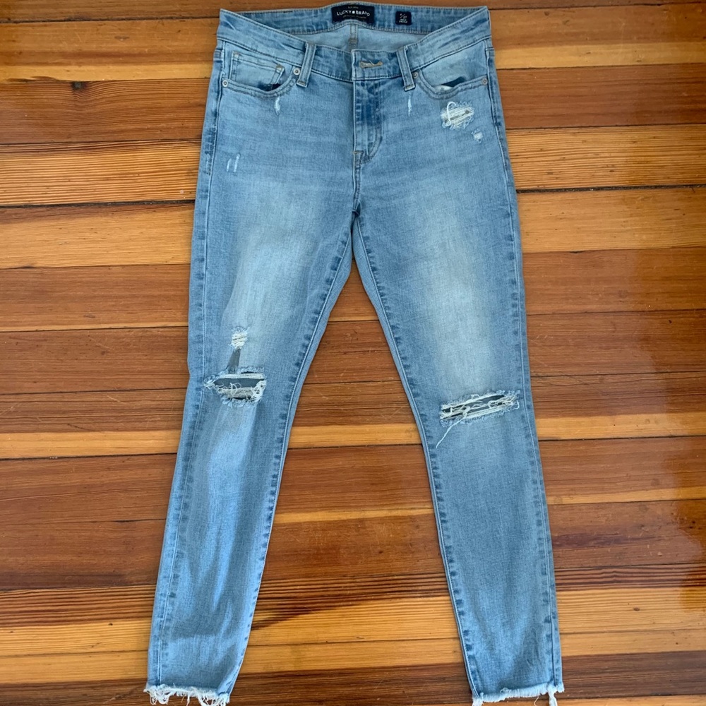 Lucky Brand Stella Skinny Light-Wash Jeans
